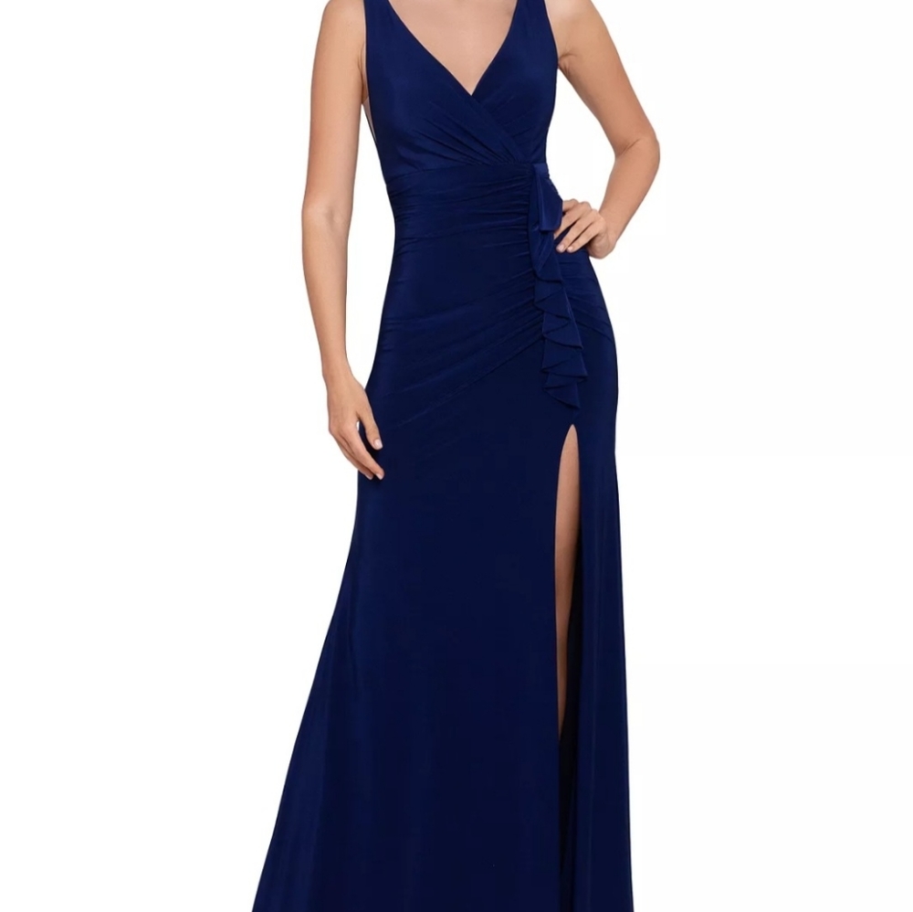 Blue Evening Gown altered to size 10P